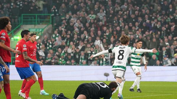 Celtic held by 10 man Atletico Madrid in Champions League thriller