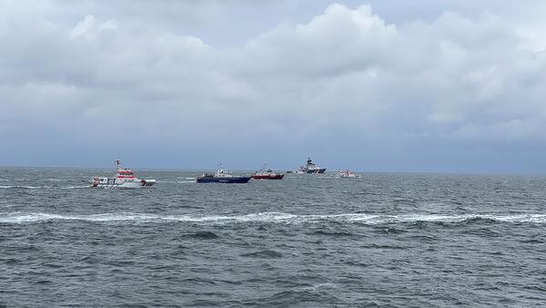 Germany halts search for four sailors missing after ships collide in North Sea